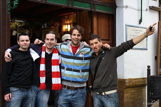 von links: Gecko, CJ, Carlos, Gio